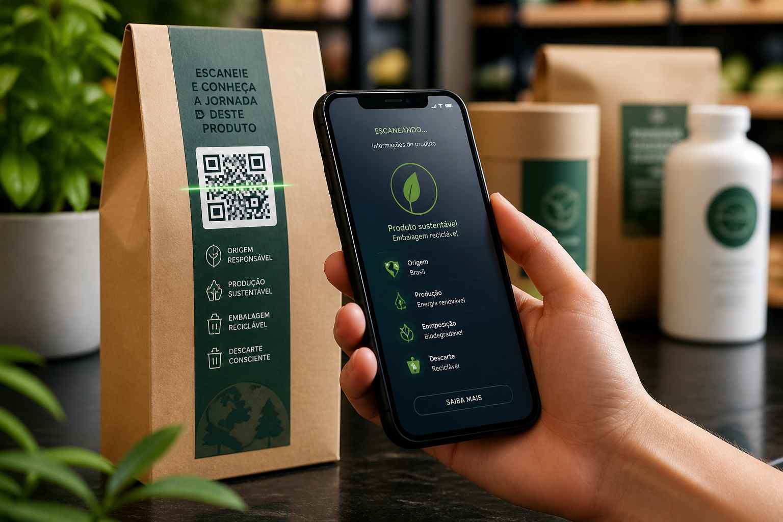 Embalagens inteligentes ganham espaço e redefinem consumo sustentável